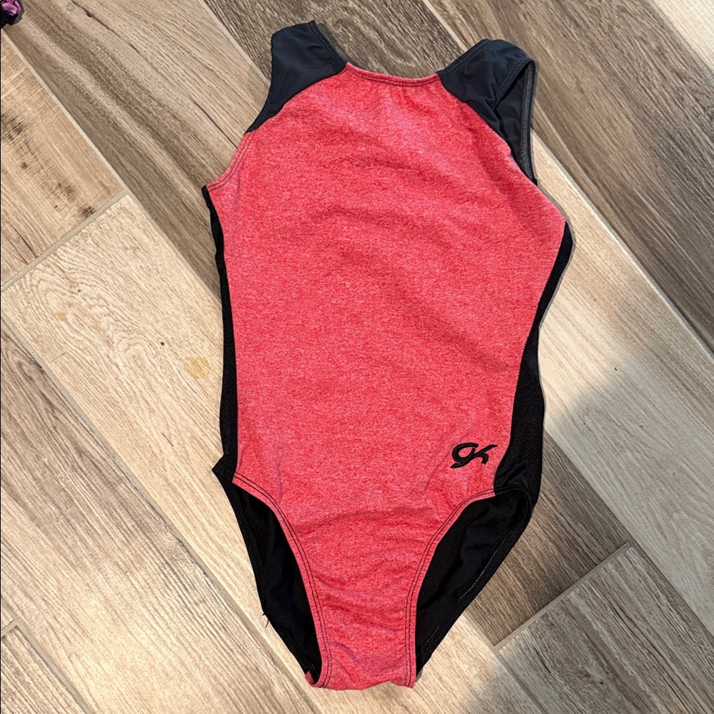 Red and Black GK AS Leotard EUC